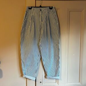 Vintage cotton striped pants